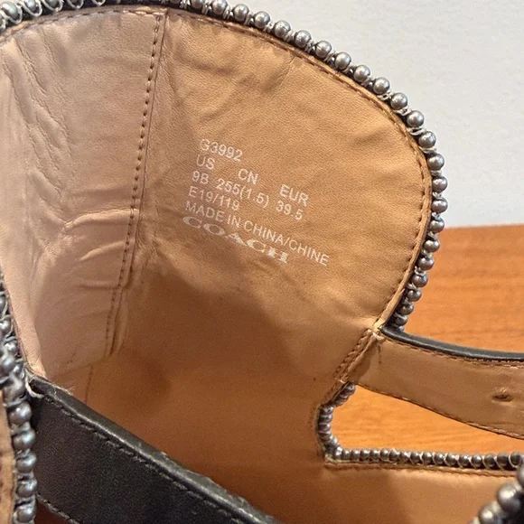 Coach Pipa Bootie Black Leather - Picture 5 of 6